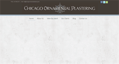 Desktop Screenshot of chicagoornamentalplastering.com