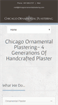 Mobile Screenshot of chicagoornamentalplastering.com